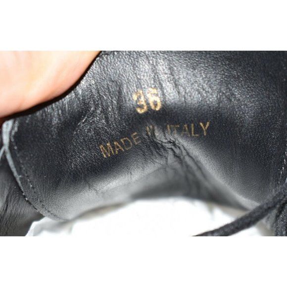 $1400 Burberry KILTIE Two Tone Brogue Leather Chelsam Lace Up Platform 36 (SE13) - Picture 11 of 11